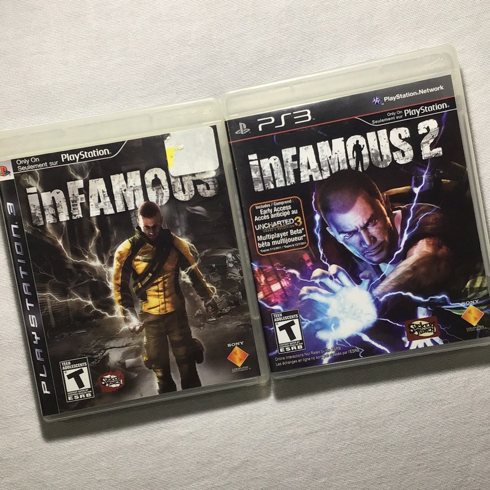 In famous 1 & 2 PS3